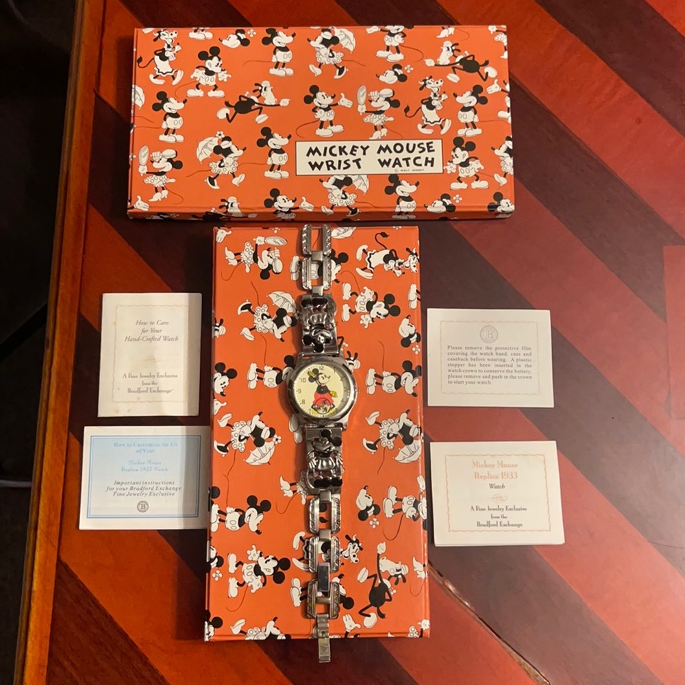 1933 Mickey Mouse Replica Wrist Watch